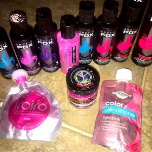 Huge high semi semi permanently hair color